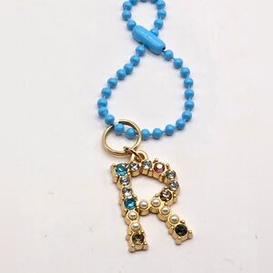 Initial 'R' Keychain/Tumbler Charm